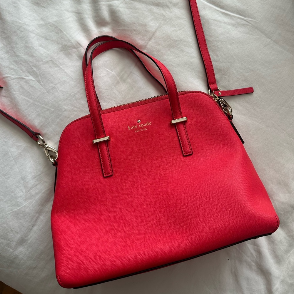 Kate Spade Vibrant Coral Crossbody Bag